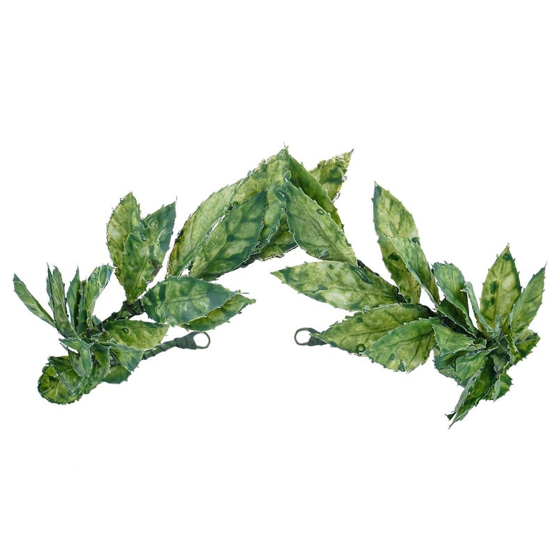 MOSTORY Green Leaf Laurel Crown - Handmade Wooland Greek Leaf Headpiece Forest Emperor Circlet for Men King Adult Renaissance Halloween Renfaire Cosplay Medieval Toga Costume - Image 1
